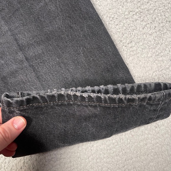 Vintage Levis 501xx Jeans Mens 34x32 Black Denim Great Fade Grunge Button Fly - Picture 10 of 13